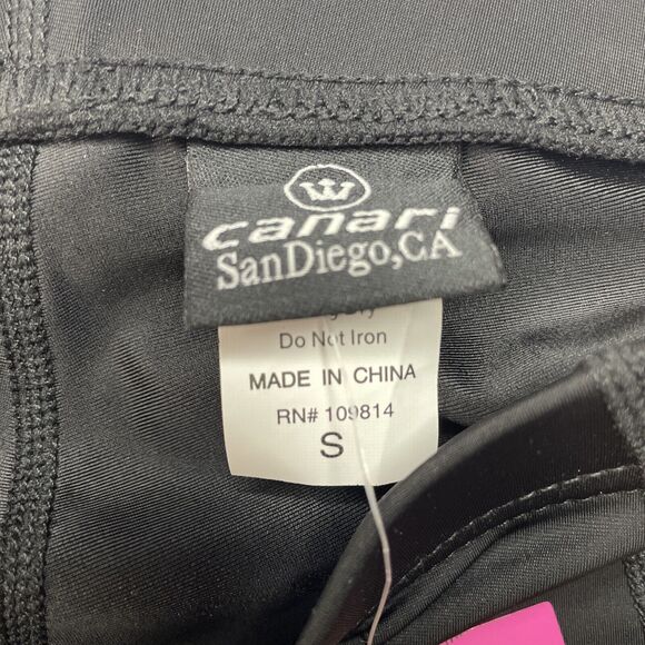 Canari Cycling Shorts Padded Woman’s Size Small S Black Compression Bike NWT - Picture 4 of 10
